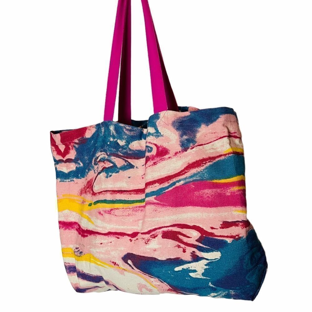 NWOT ANGL Tie Dye Fabric Tote Bag